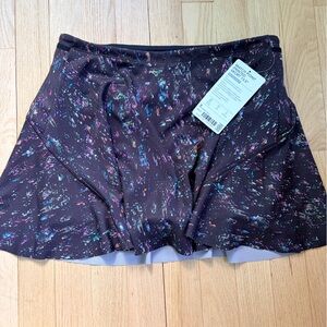Athleta Match Point Printed Skort 13.5 Size Small Tennis Golf Running